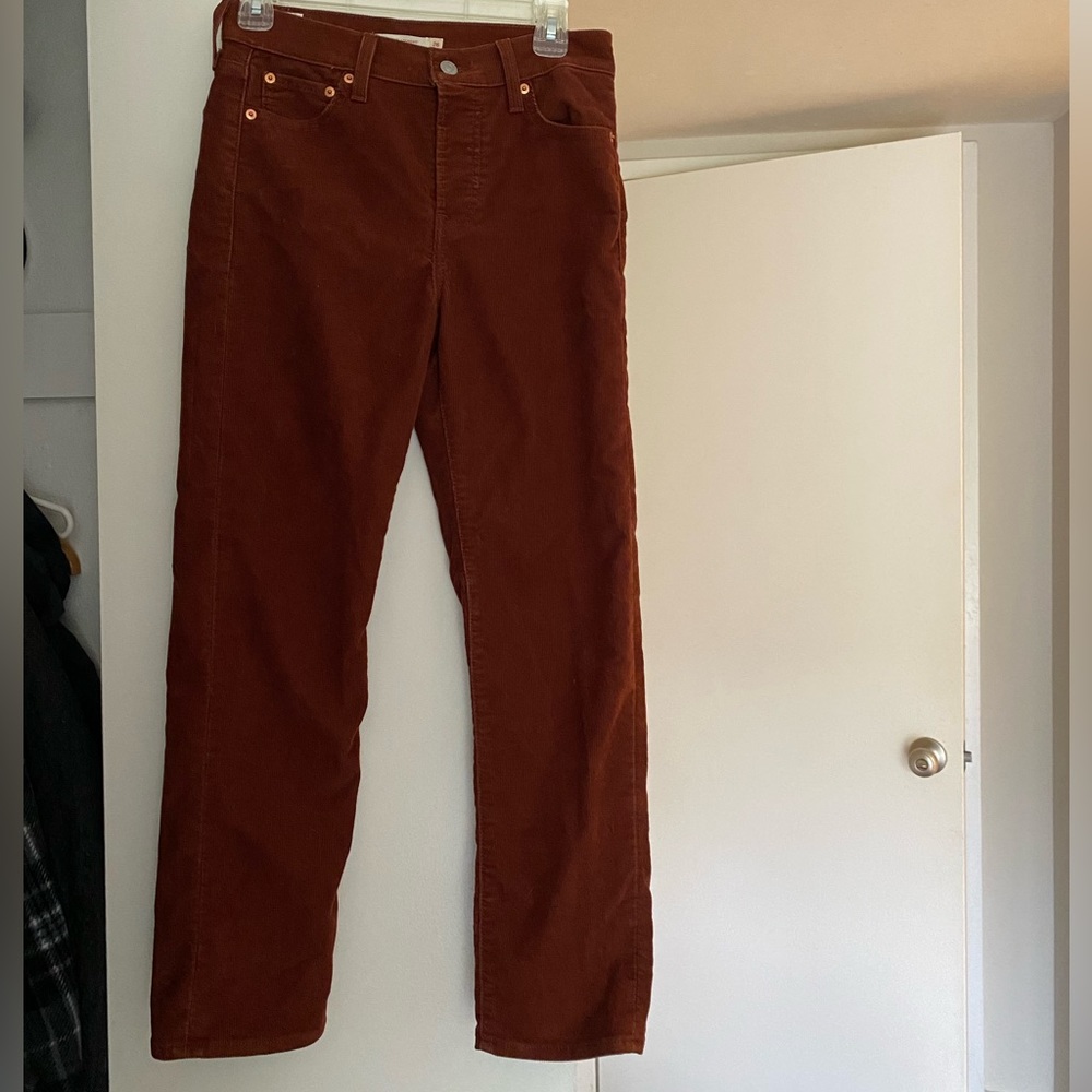 Levi’s wedgie straight corduroy jeans